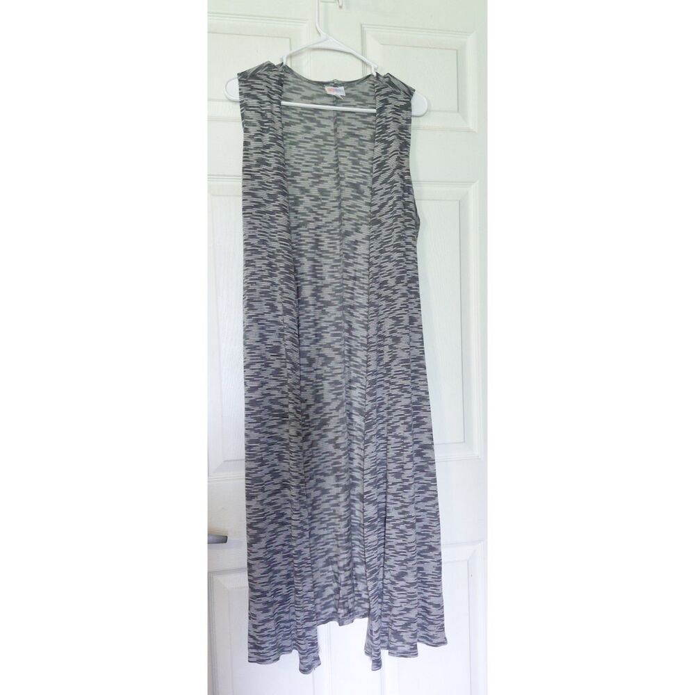 LulaRoe Joy Long Duster Vest M